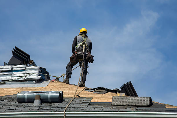 Professional Roof Repair technician working in Forestdale, RI